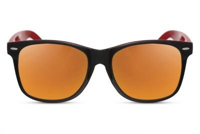 Wayfarer Red and Black Mirror